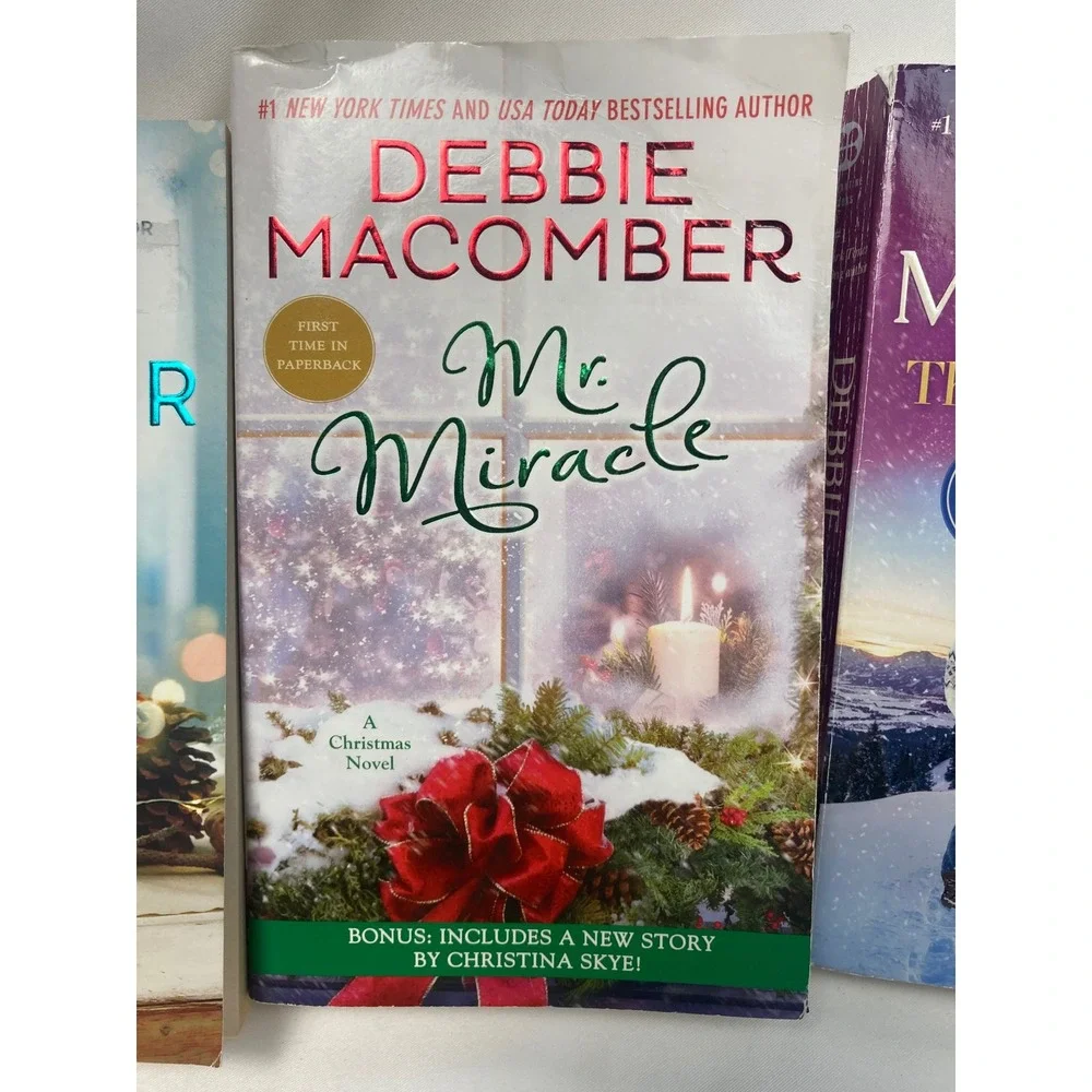 Debbie Macomber Christmas Romance Lot |‎ 4 Paperback Books | Holiday Fiction